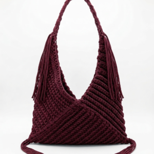 Handcrafted Bordeaux Beach Bag<span> - </span>Bordeaux Red