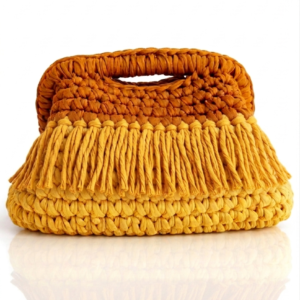Handcrafted Ochre/Yellow Clutch<span> - </span>Ochre
